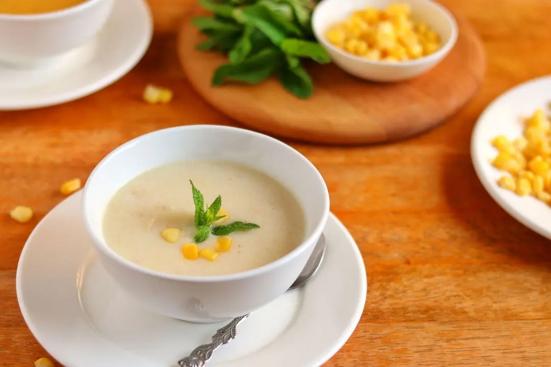 شوربة دجاج بالكريمة