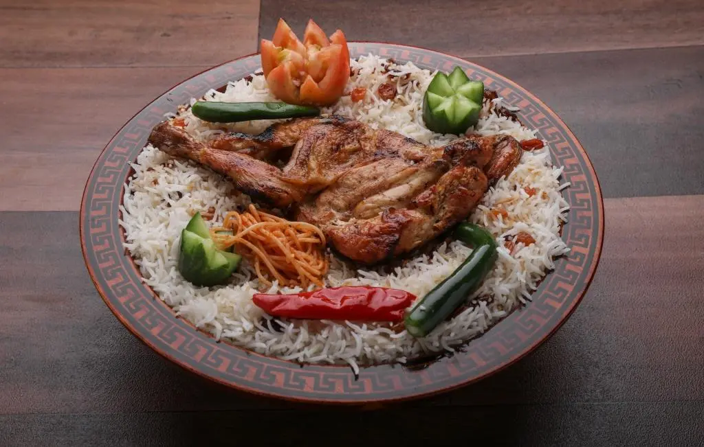 نصف دجاج مظبي