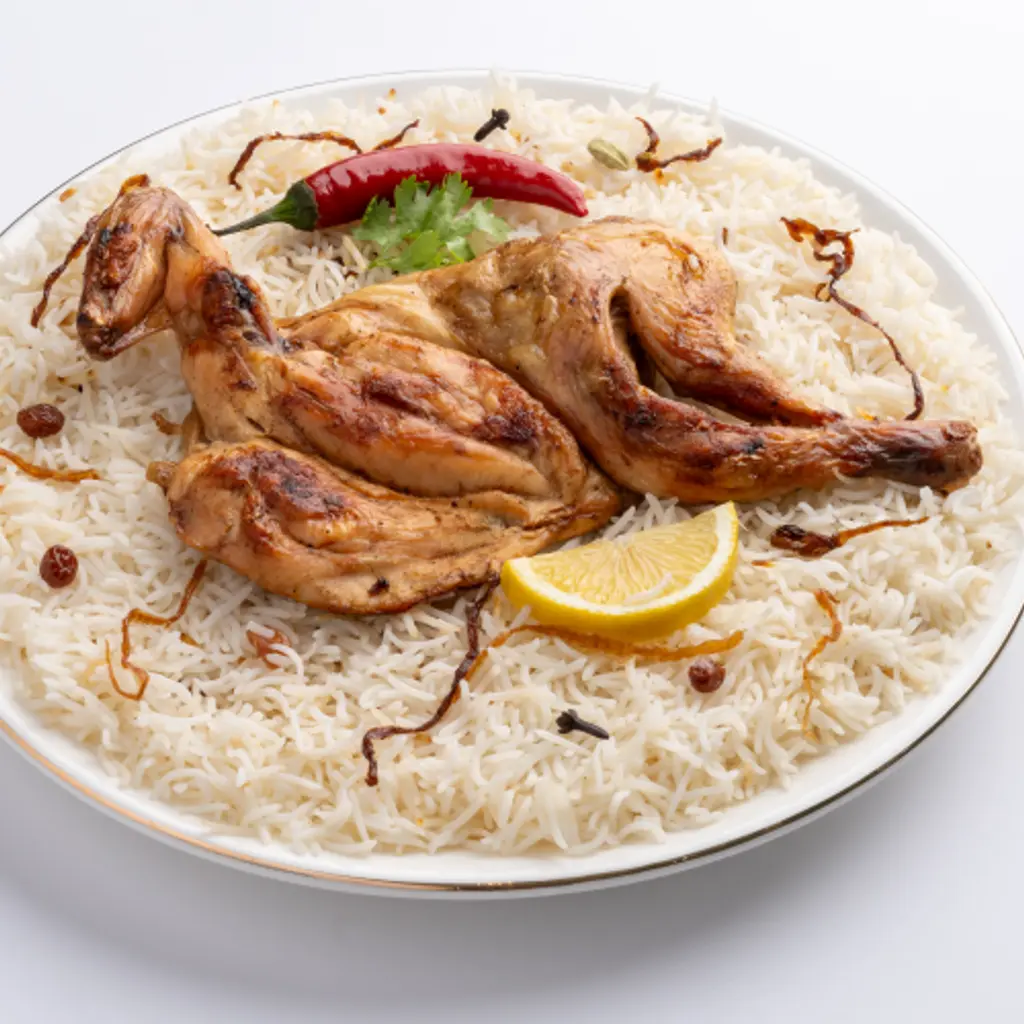 نص حبة مظبي مع الرز
