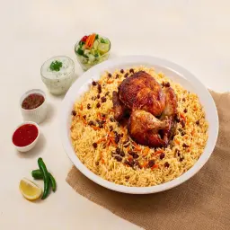دجاج شواية مع أرز برياني