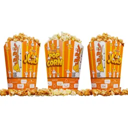 3 Large Popcorn