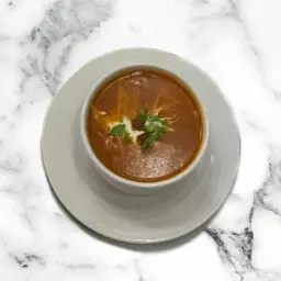 شوربة جمبري صوص أحمر