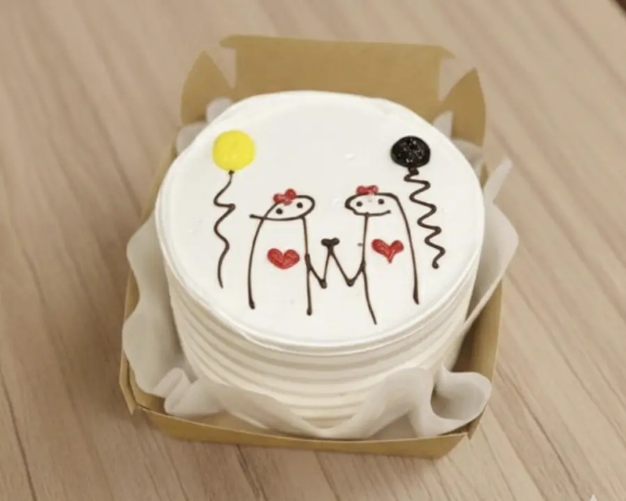 Korean Cuples Cake
