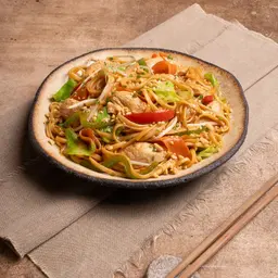 Spicy Sesame Chicken Noodles
