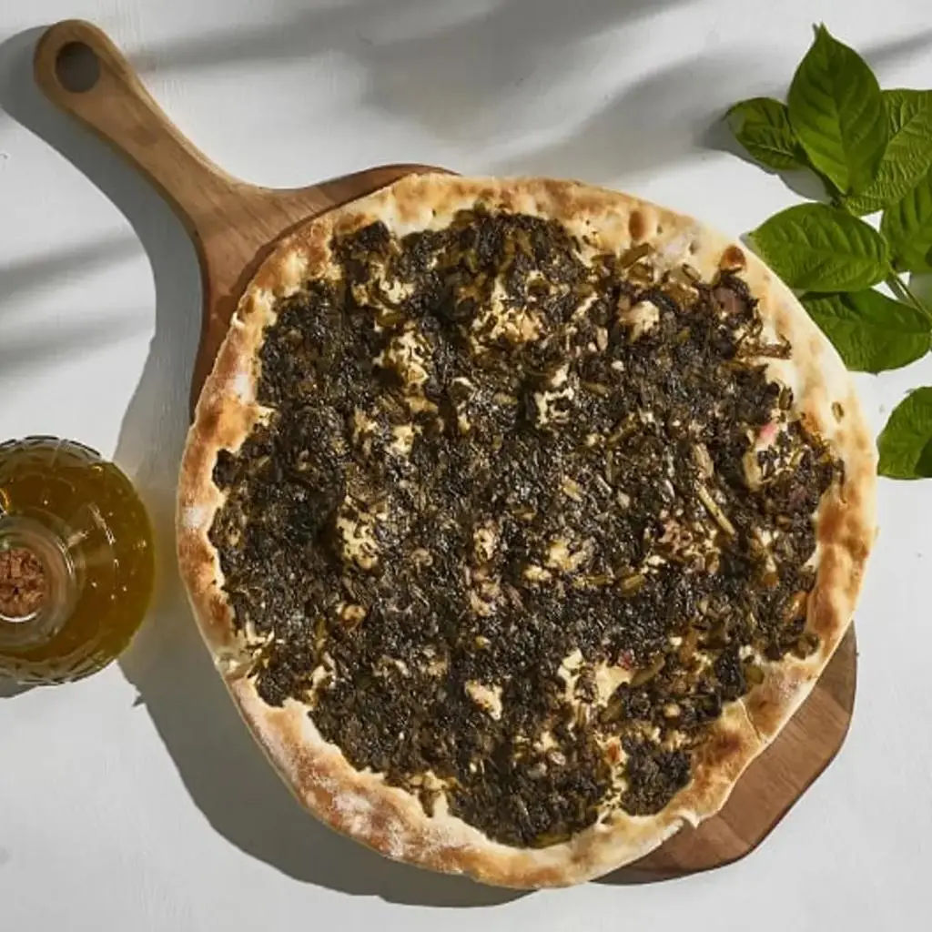 لبنة بالسبانخ