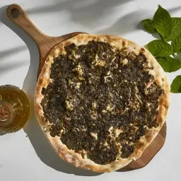 لبنة بالسبانخ