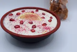 Grape leaves fatteh