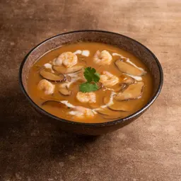 Creamy Tom Yum Shrimp Soup