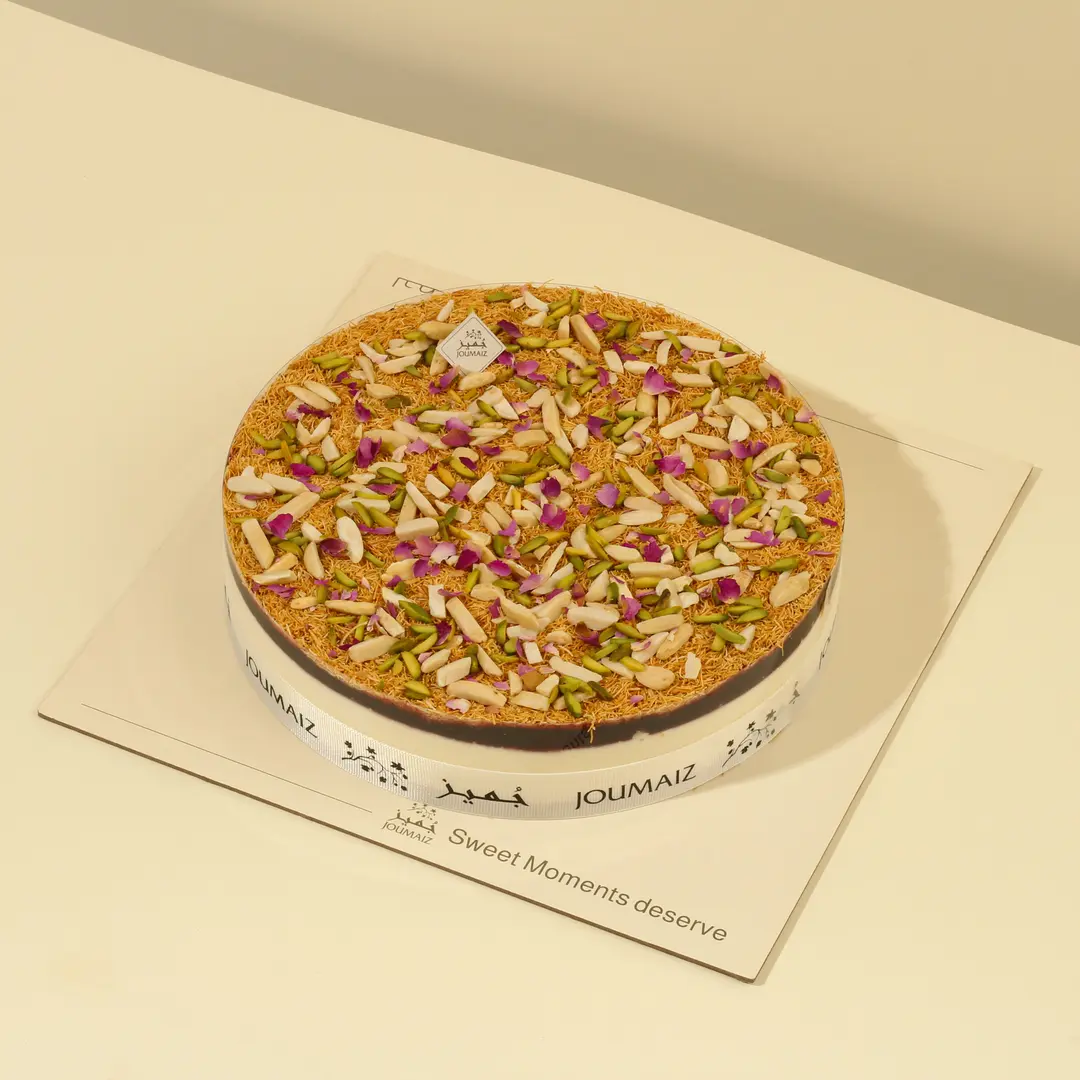 Kunafa cheesecake