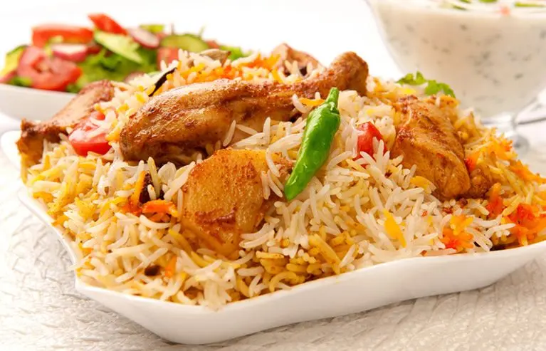 Chicken biryani large