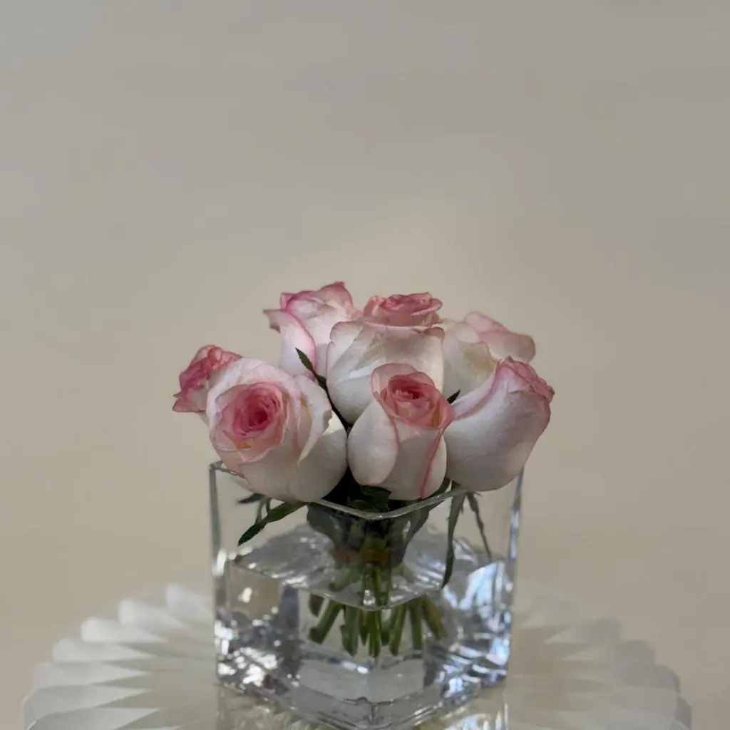 Dawn Rose Vase