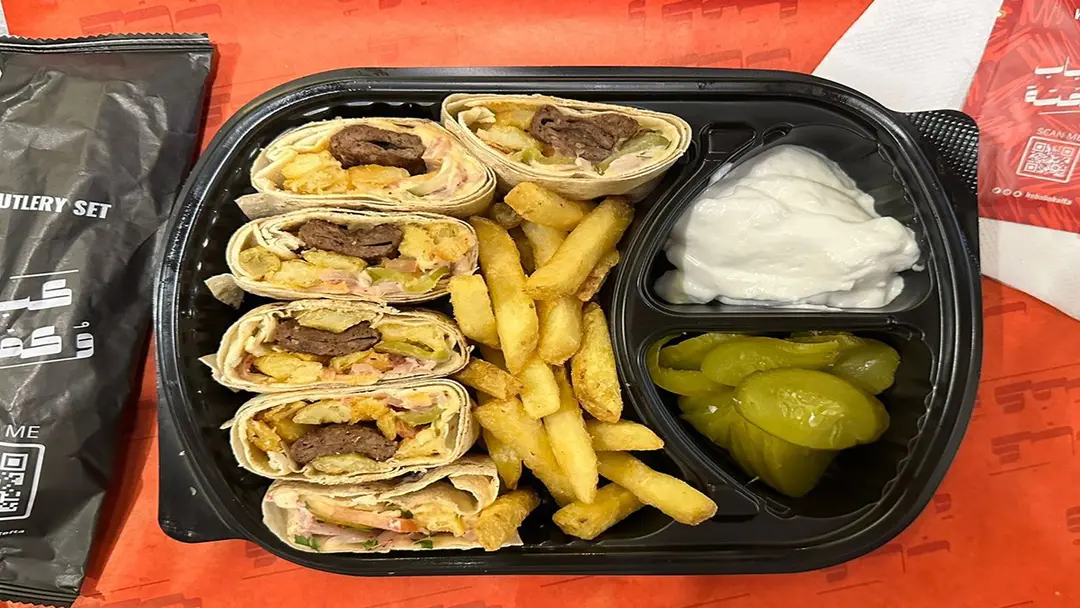 صحن كباب لحم عربى