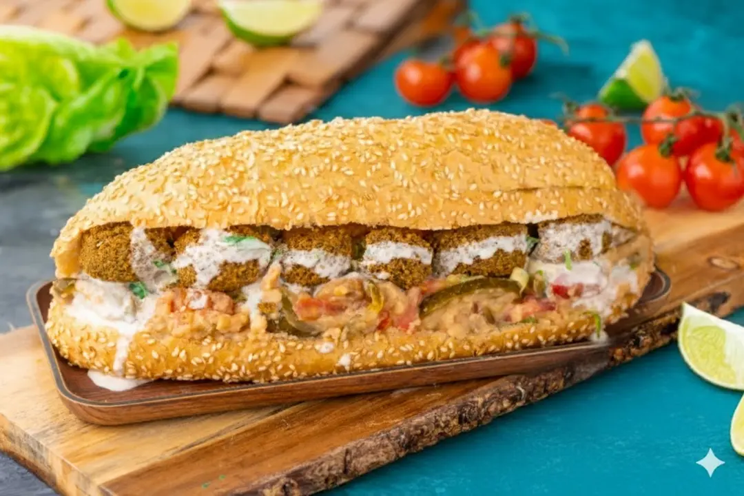 Foul and Falafel Kaak