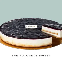 Large blueberry cheesecake