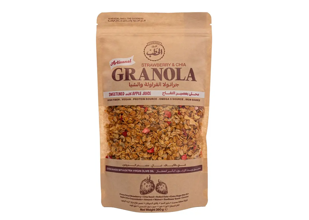 ALHATAB GRNL OATS STRWBRY CHIA SEED 360G