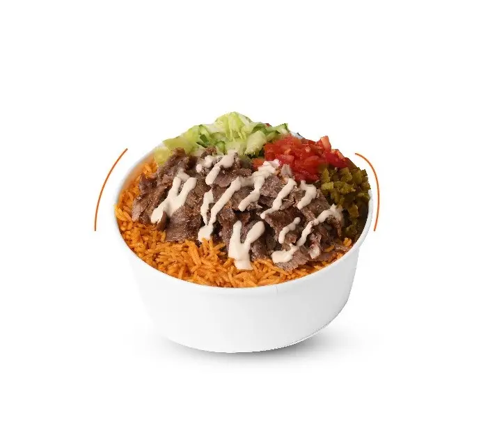 Meat shawerma rice mix