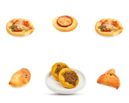 فطيرة (بيتزا) صغير مشكل 10حبة