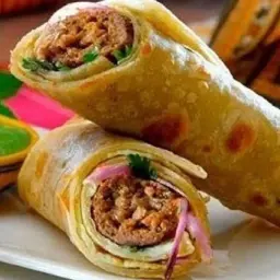 Chicken Reshmi Kebab Cheese Roll