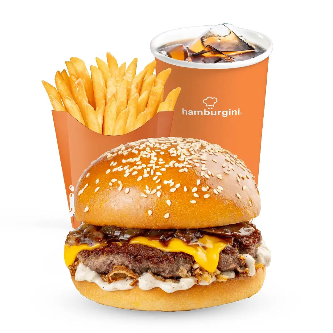 Angus Burger Combo.