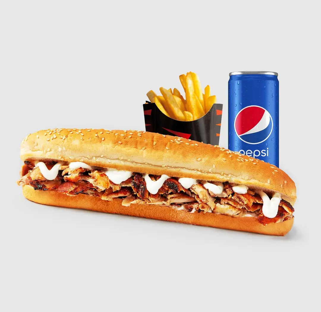 Shawarma Sub Combo