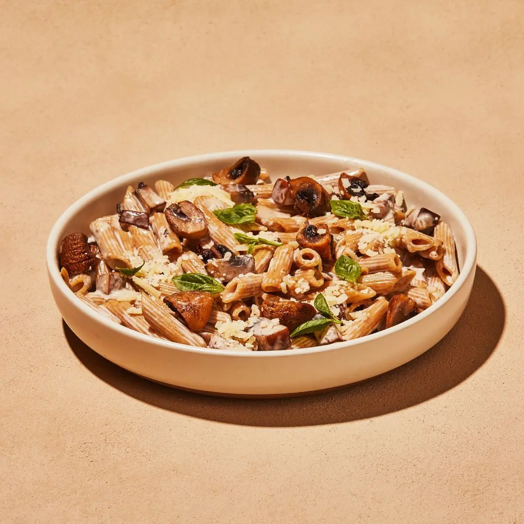 Mushroom Alfredo Pasta