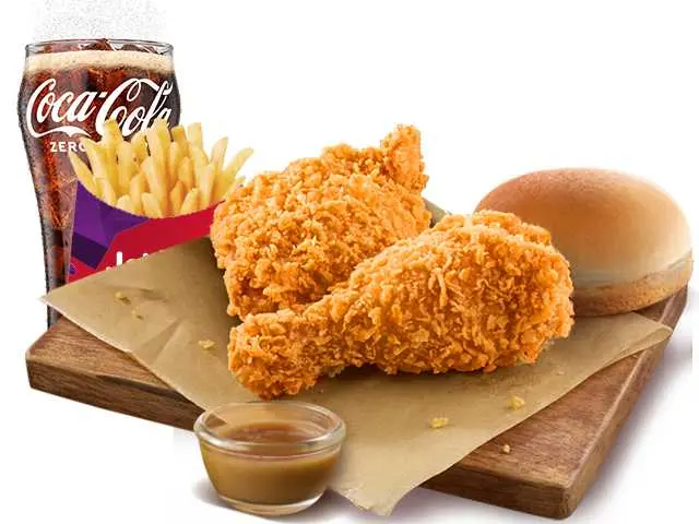 2 pcs Chickenjoy Combo Spicy Meal