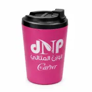 CARVER MAROON STAINLESS MUG 120Z