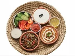Individual Saudi breakfast