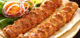 Chicken kebab meal