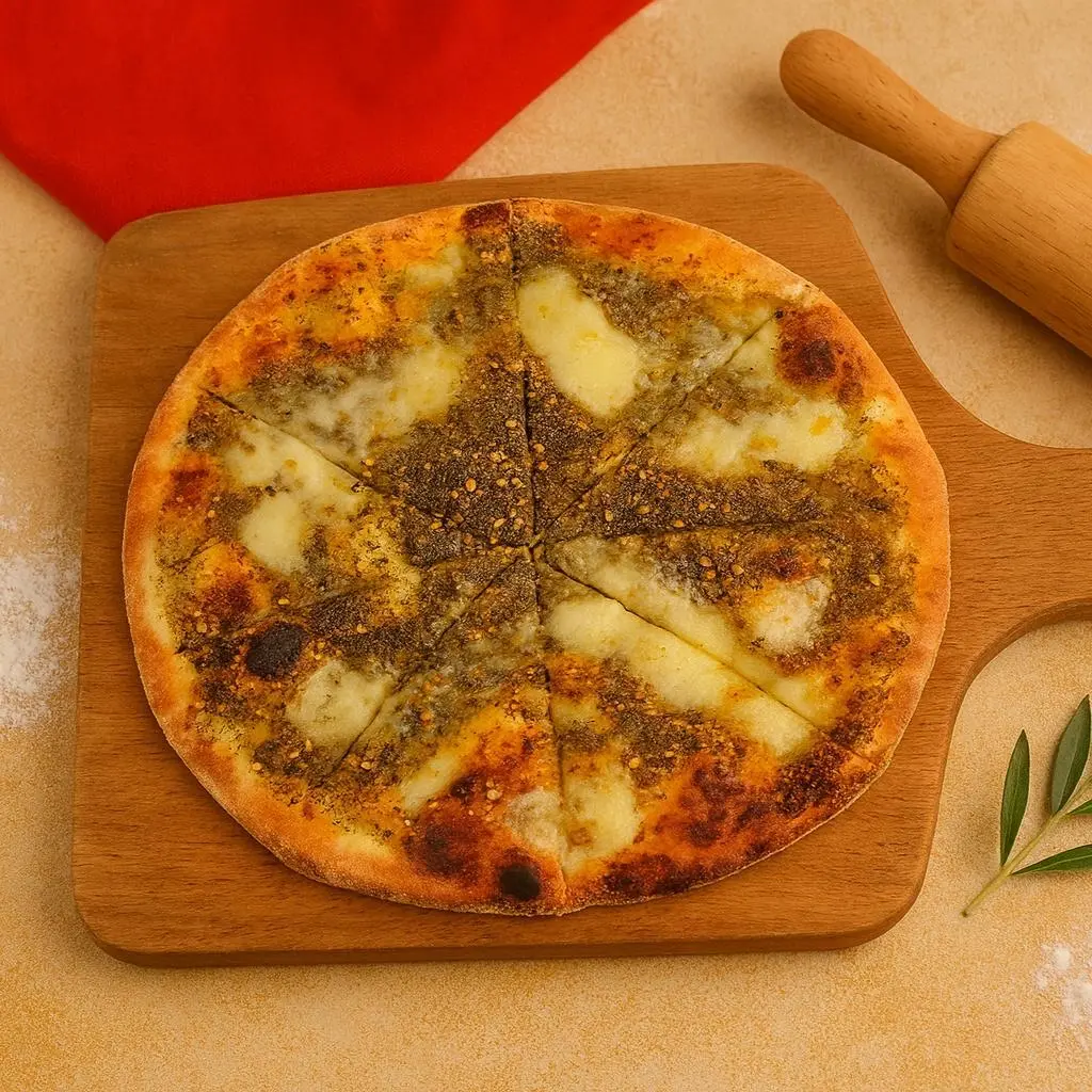 Zaatar and Cheese Pie