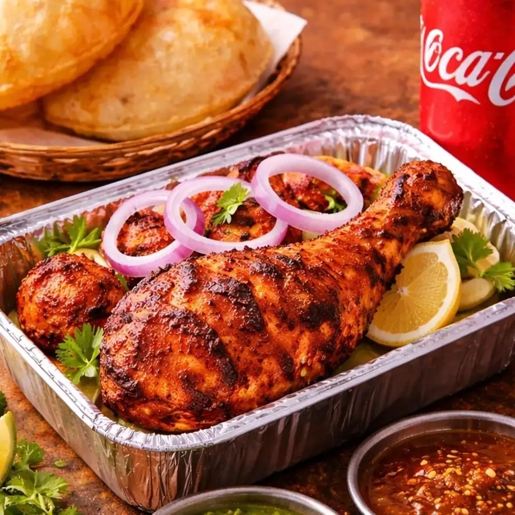 دجاج تكا بوري مشروب