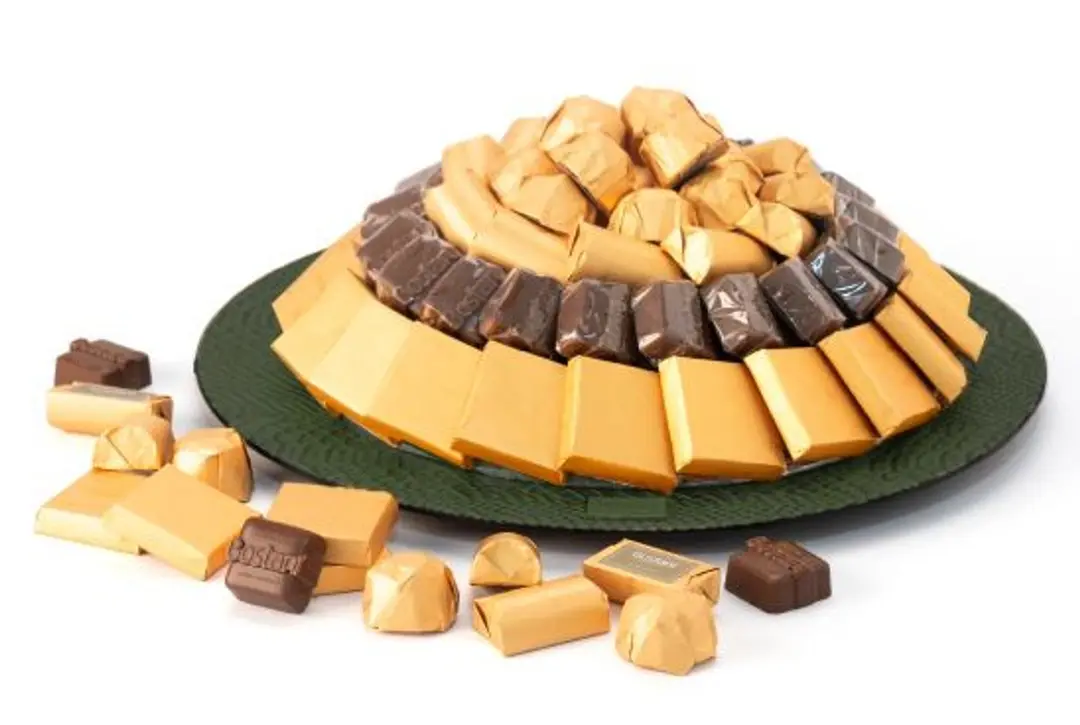 Green Small Round Chocolate Tray