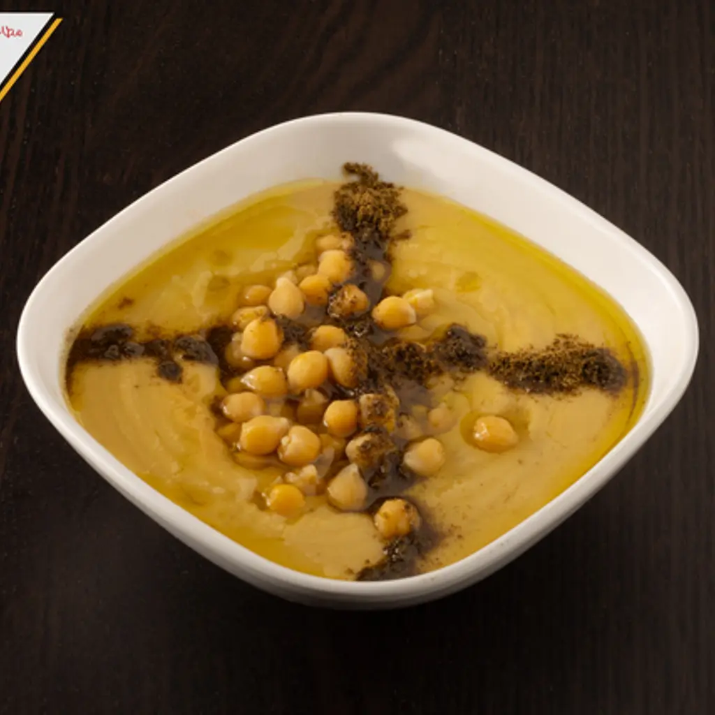 hummus with oil