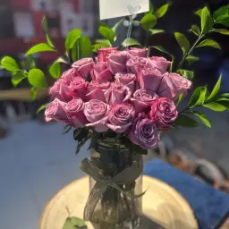 Vase with Roses