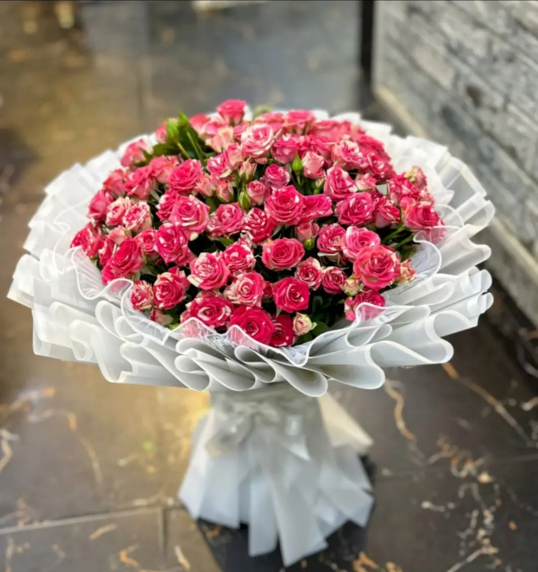 بوكيه ورد طبيعي 3