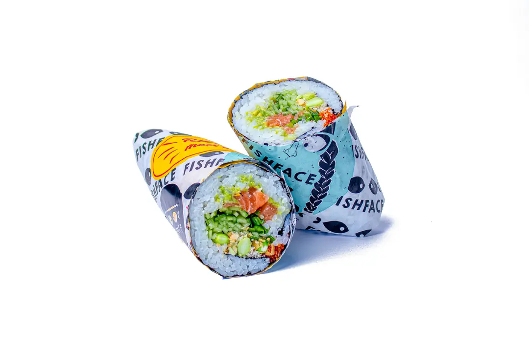 Crunchy Salmon (Sashimi ) Burrito