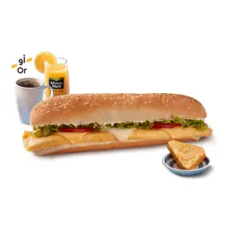 Combo Cheese Omelet white Bread