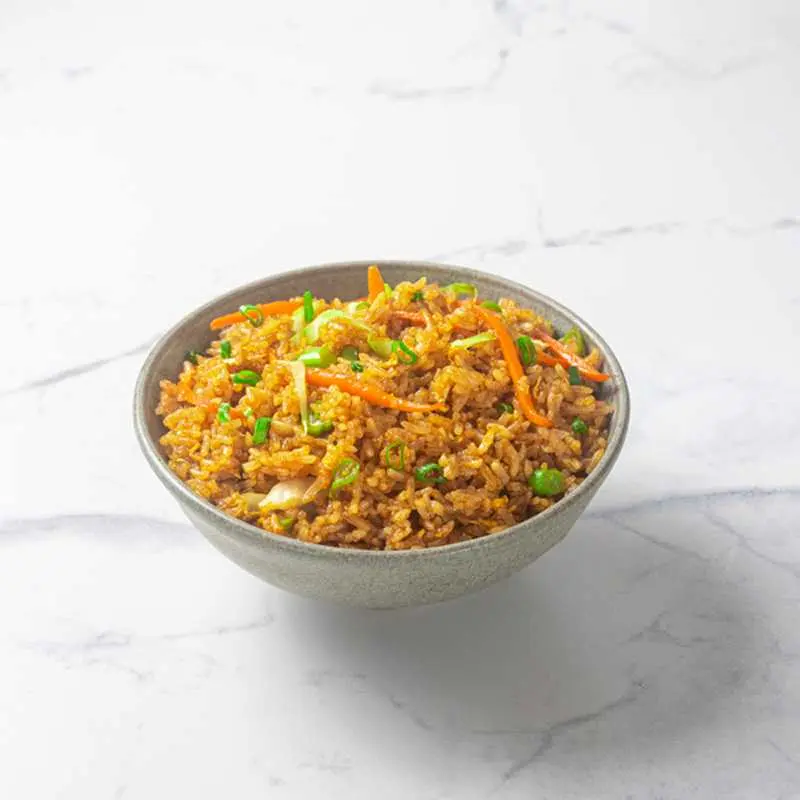 Vegetable egg fried rice