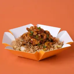 دجاج حلو حامض مع الأرز