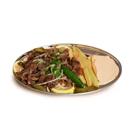 Plate of beef