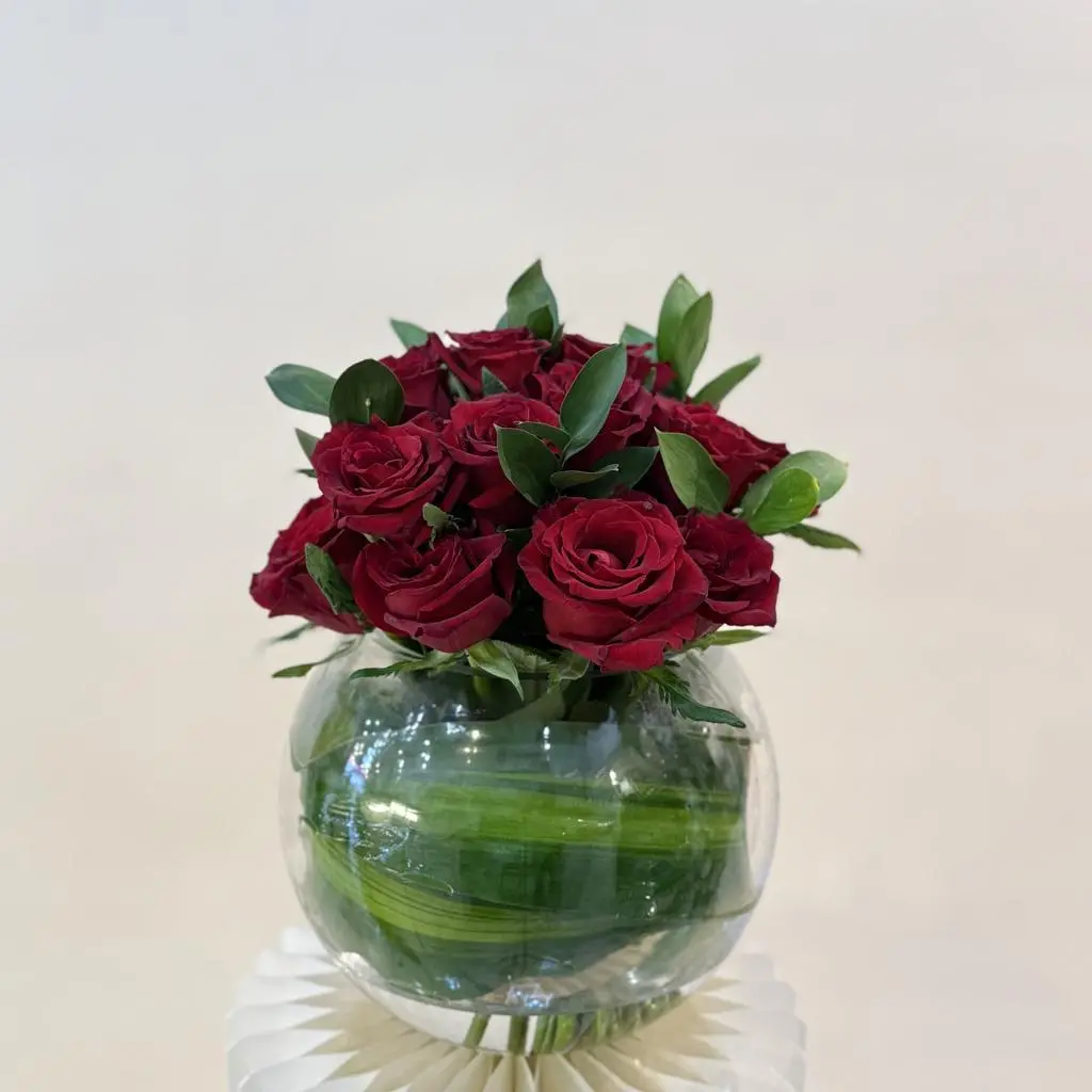 Red Signature Vase