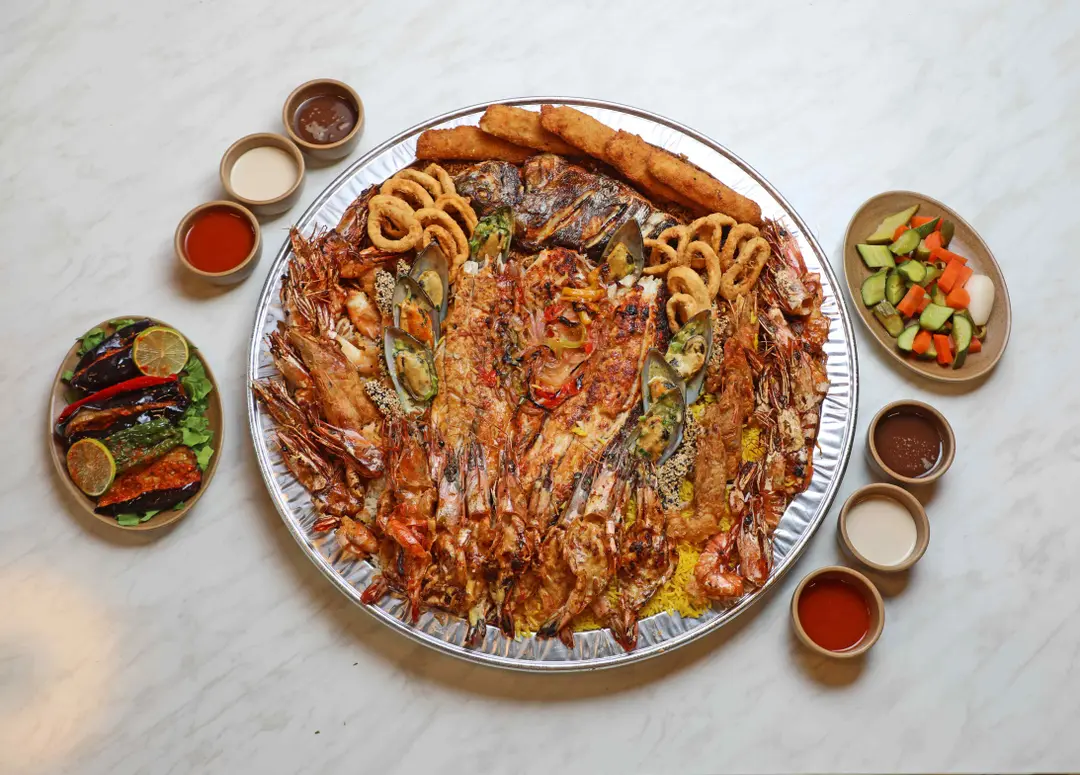 Asmak City Mixed Seafood Plate