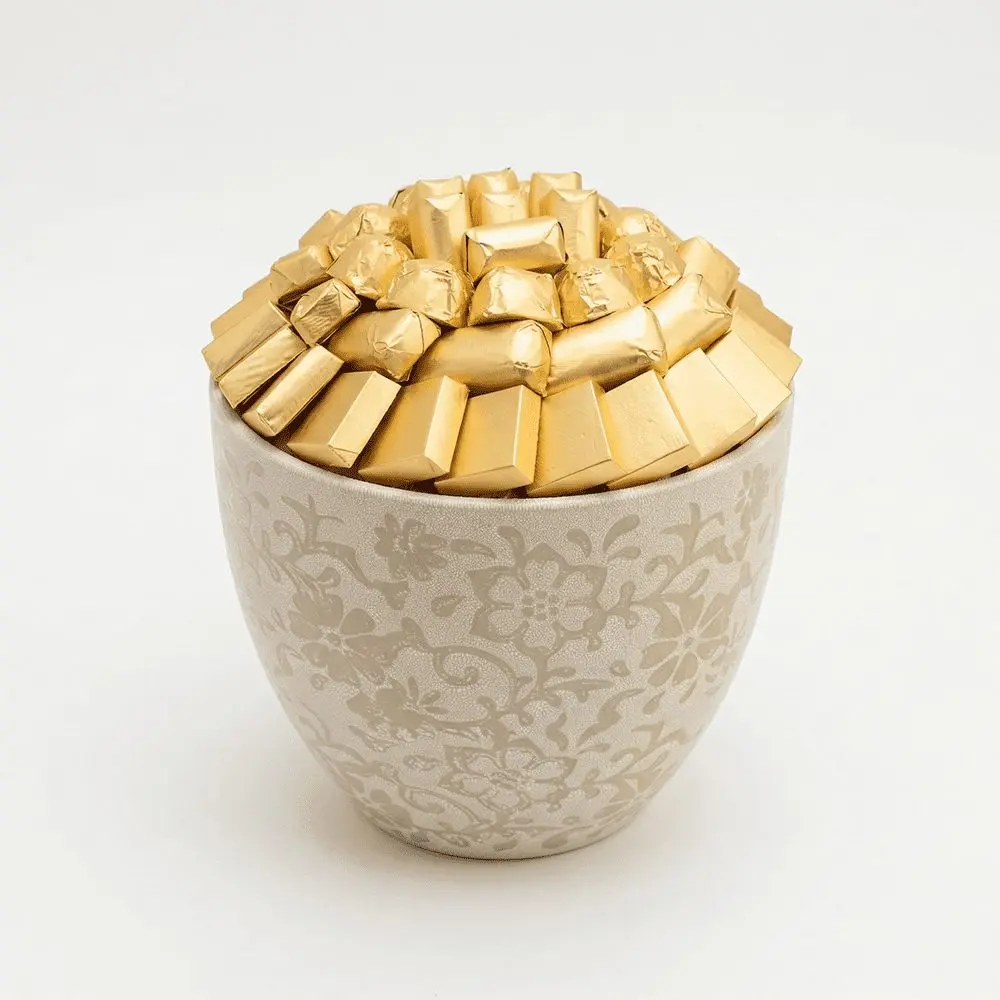 W14 Ceramic Floral Tray