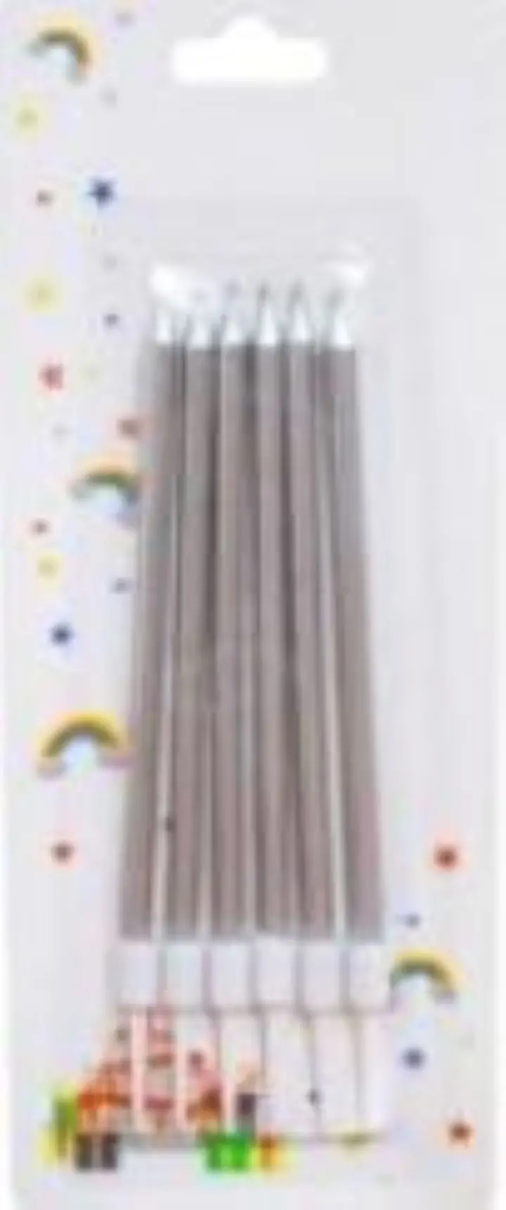 Long Candle Silver