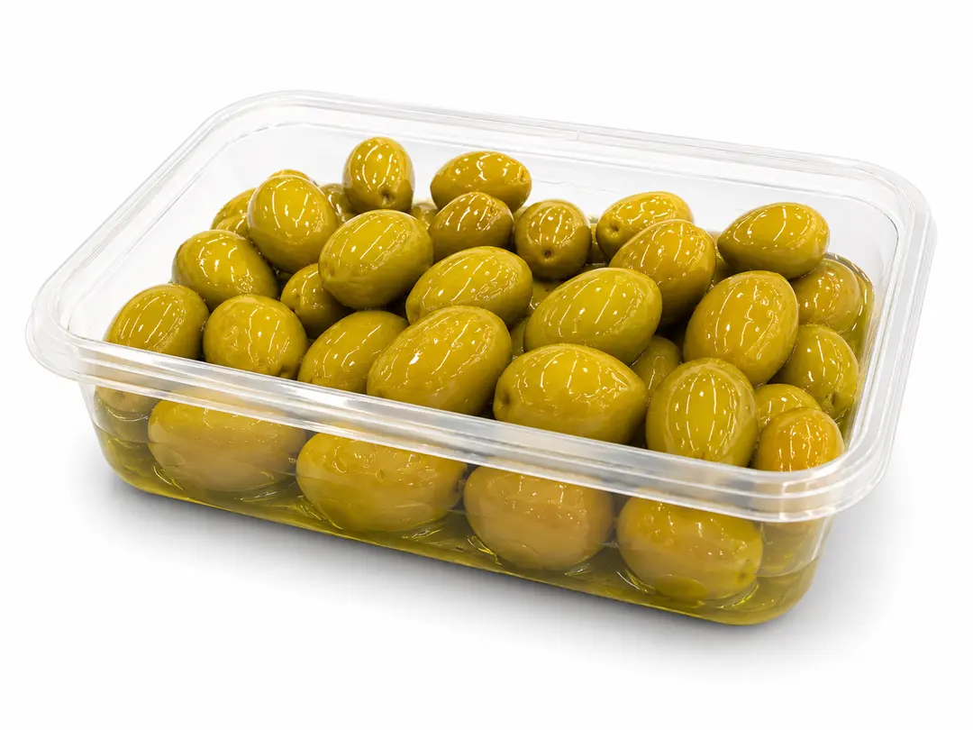 Moroccan green olives in olive oil 250g