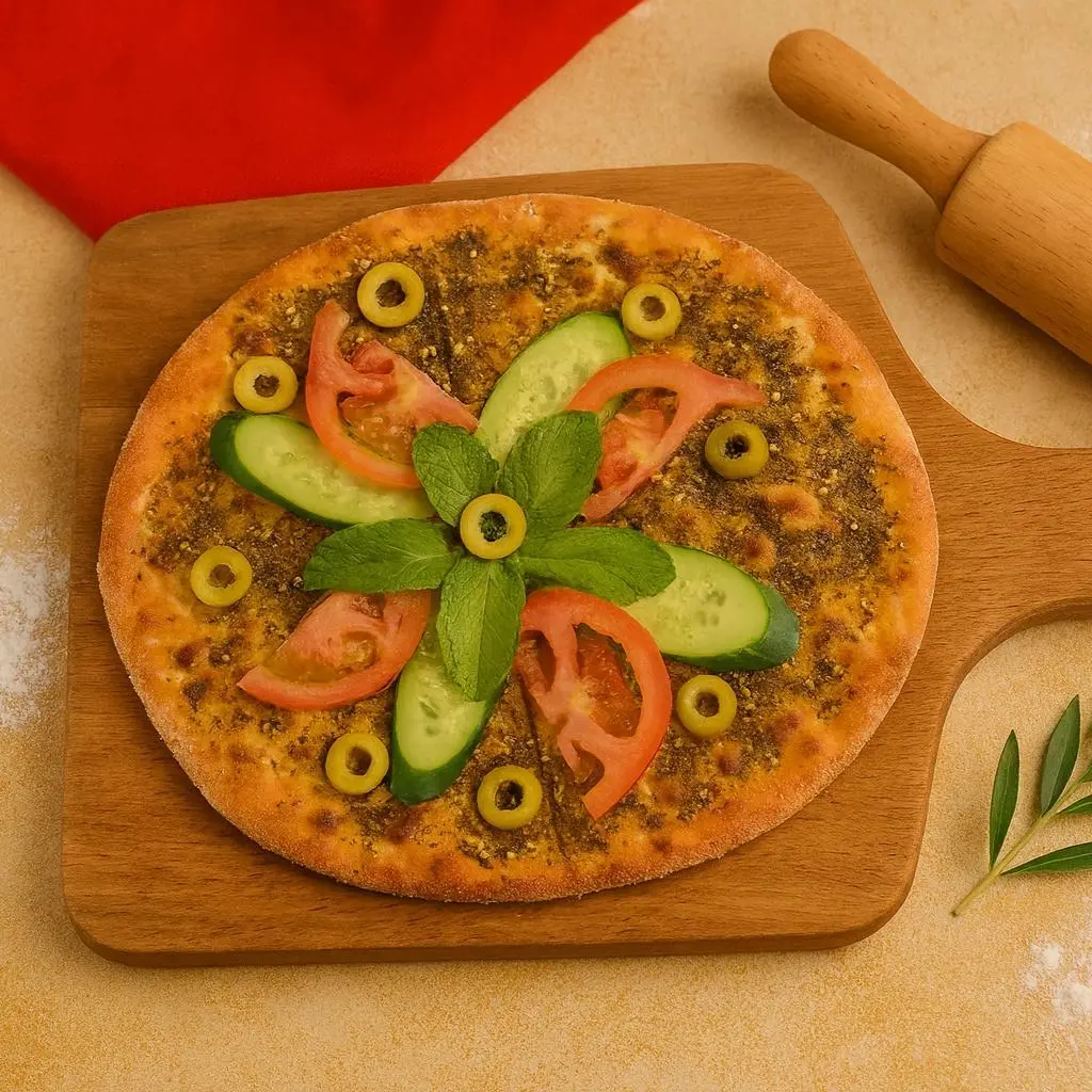 Zaatar with Greens Pie