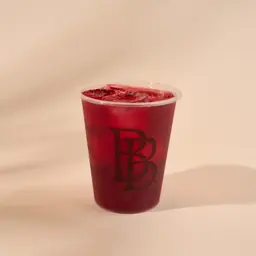 ايس كركديه مع الخوخ