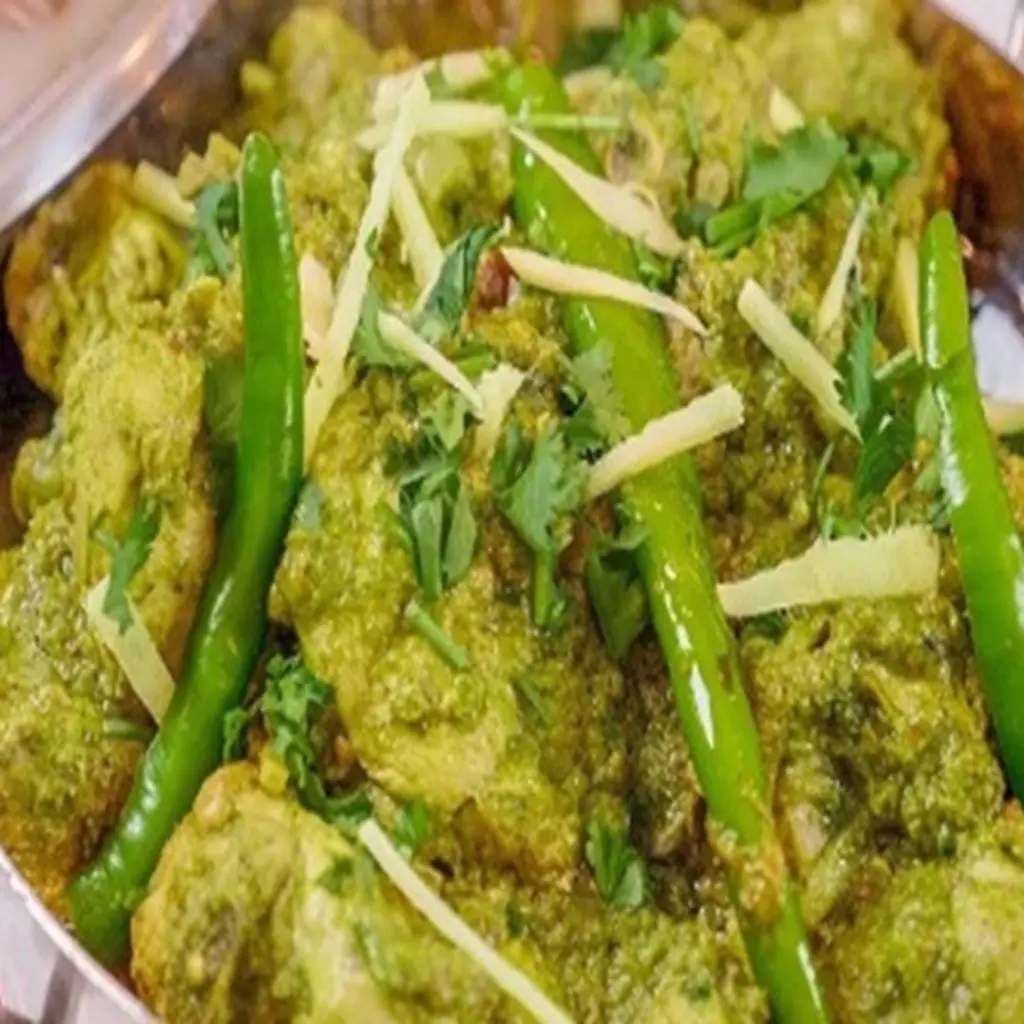 Chicken Green Karahi