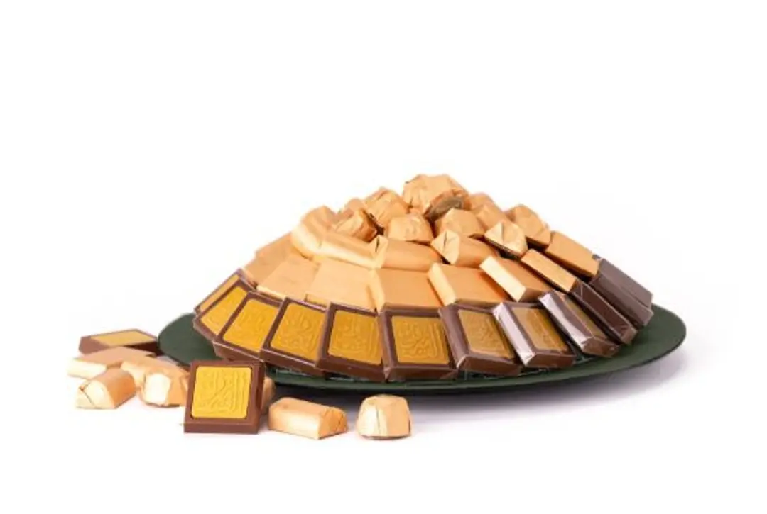 Congratulations Green Small Leather Tray