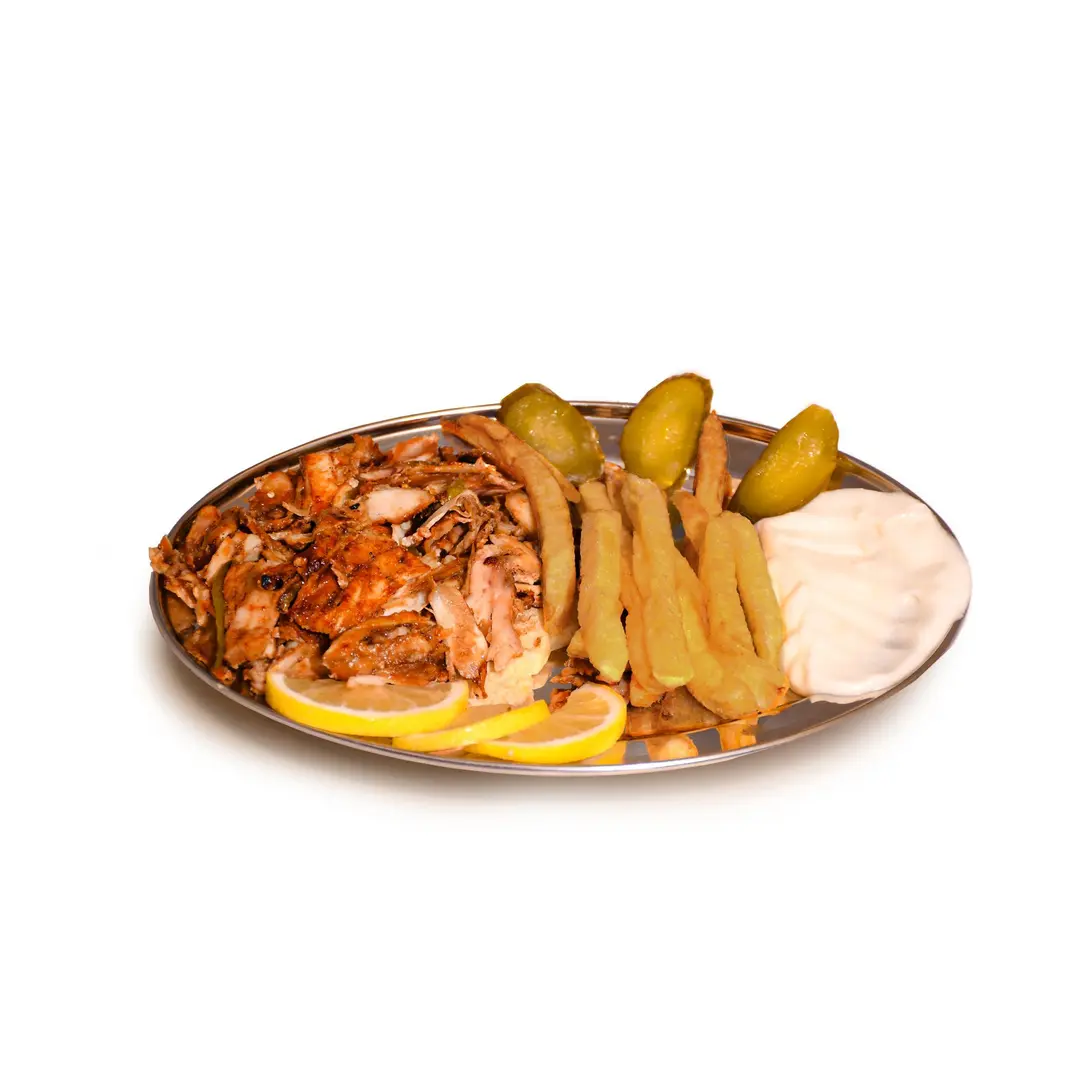 Plate of chicken